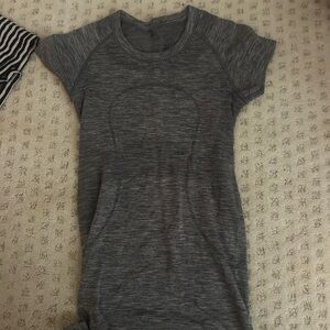 Gray Short Sleeve swiftly tech lululemon Top